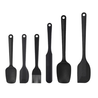 Conjunto de Utensílios de Silicone para Assar 6 peças / 9 peças Raspador de Creme, Pincel de Óleo, Resistente ao Calor, Grau Alimentício, Utensílios para Churrasco e Cozinha