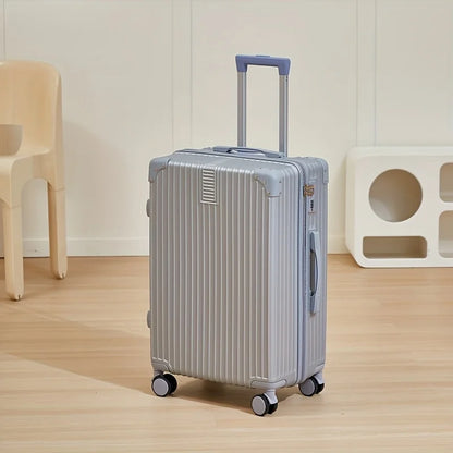 Mala de Rodinhas 20 24 26 28" Maleta de Viagem com Rodas, Cadeado de Combinação, Bagagem de Mão