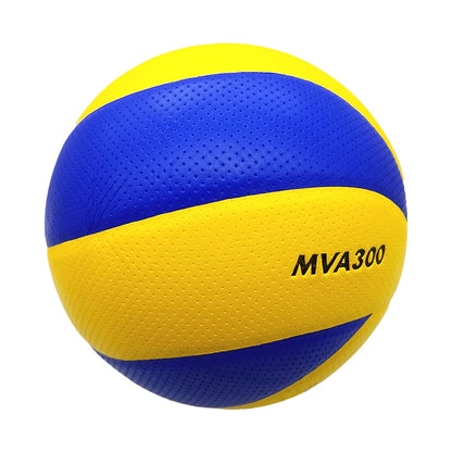 Bola de Voleibol de Couro PU Tamanho 5 Concursos Toque Macio Esportivo Indoor e Outdoor Treinamento de Academia Voleibol MVA300 V300W V200W