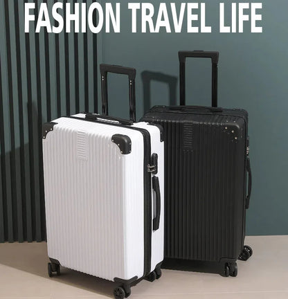 Mala de Rodinhas 20 24 26 28" Maleta de Viagem com Rodas, Cadeado de Combinação, Bagagem de Mão