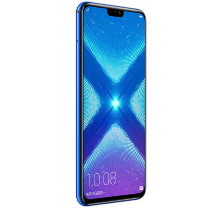 Smartphone HONOR 8X Firmware Global CPU Haisi Qilin 710 Tela de 6,5 polegadas Câmera traseira de 20MP Reconhecimento de impressão digital Telefone usado