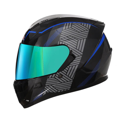 Motorcycle Helmet Full Face Double Lens Capacete Professional Men Women Four Seasons DOT ECE Approved Safety Protective Casco