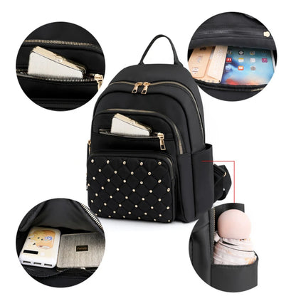 Fashion Bagpack Women High Quality Nylon Backpacks Female Big Travel Back Pack Large School Bags for Teenage Girls Shoulder Bag