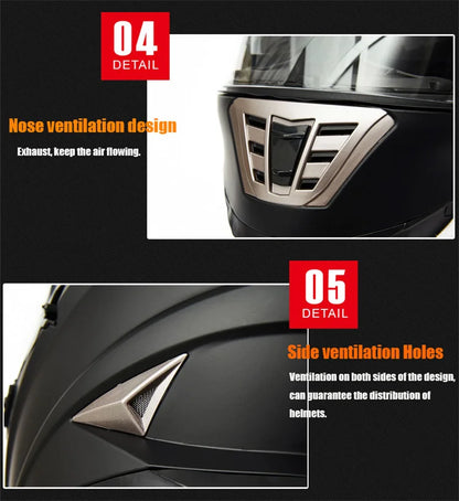 Full Face Motorcycle Helmets Latest Downhill Racing Motorbike Riding Casco Capacete De Moto DOT Approved For Men Women Kask