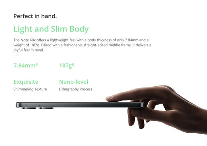 Celular Smartphone Realme Note 60X 4G 3GB Ram 64GB Rom 5000mAh