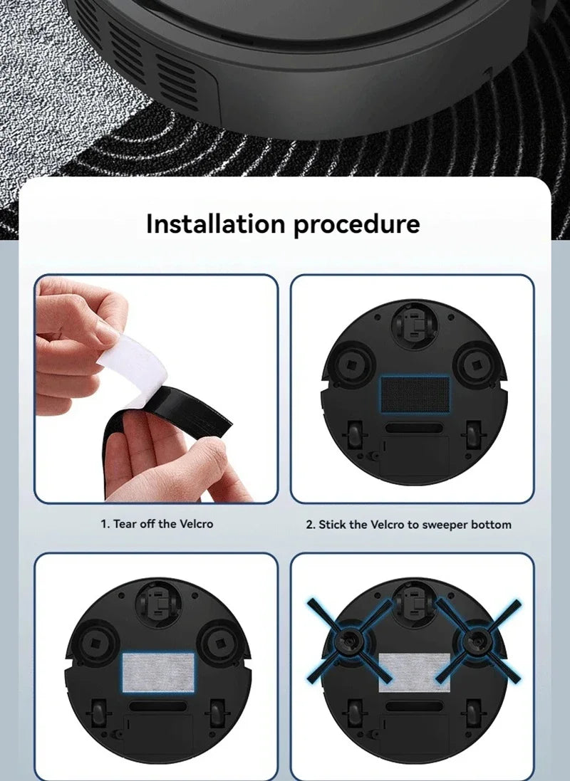 Robô de Limpeza Inteligente Xiaomi Mini Aspirador com Função de Mopa, Sucção e Varrer Integrados, Robô de Limpeza Totalmente Automático