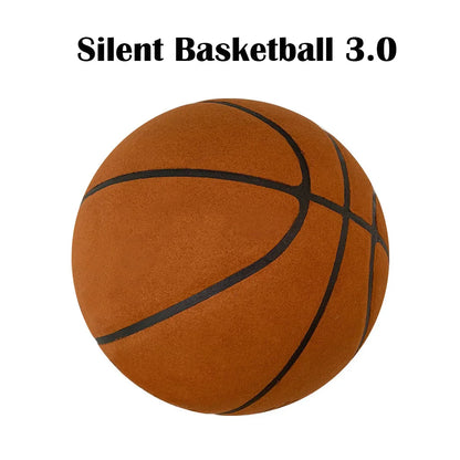 Basquete Silencioso Tamanho 7# (29,5") 6#/5# Bola de Basquete de Espuma Interna Texturizada Sem Ar para Dribles Silenciosos Treinamento Bola Silenciosa Presente