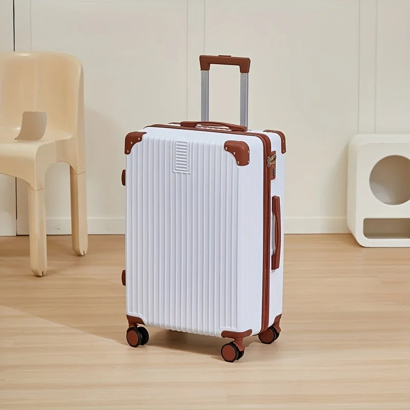 Mala de Rodinhas 20 24 26 28" Maleta de Viagem com Rodas, Cadeado de Combinação, Bagagem de Mão