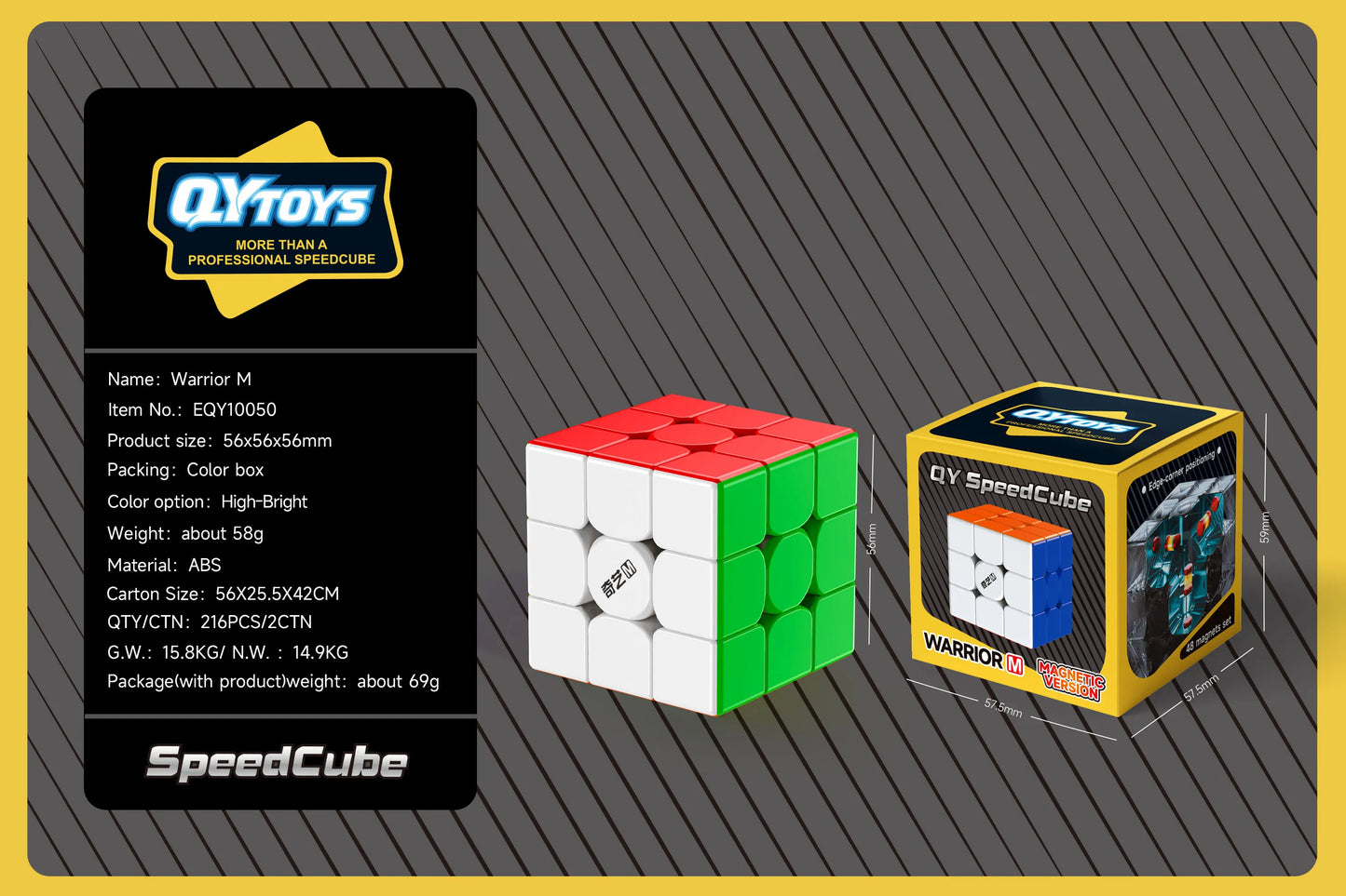 Cubo magico Profissional, Puzzle: 3x3 Super flexivel, o Produto ja vem Lubrificado de Fábrica.