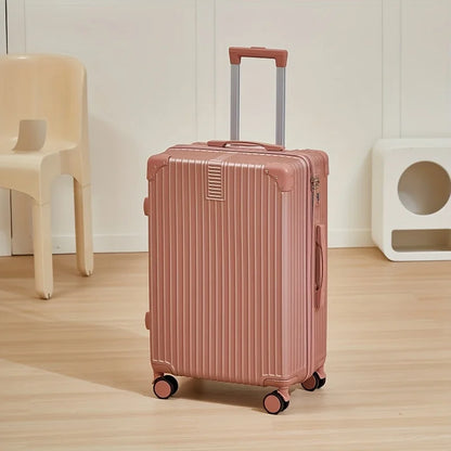 Mala de Rodinhas 20 24 26 28" Maleta de Viagem com Rodas, Cadeado de Combinação, Bagagem de Mão