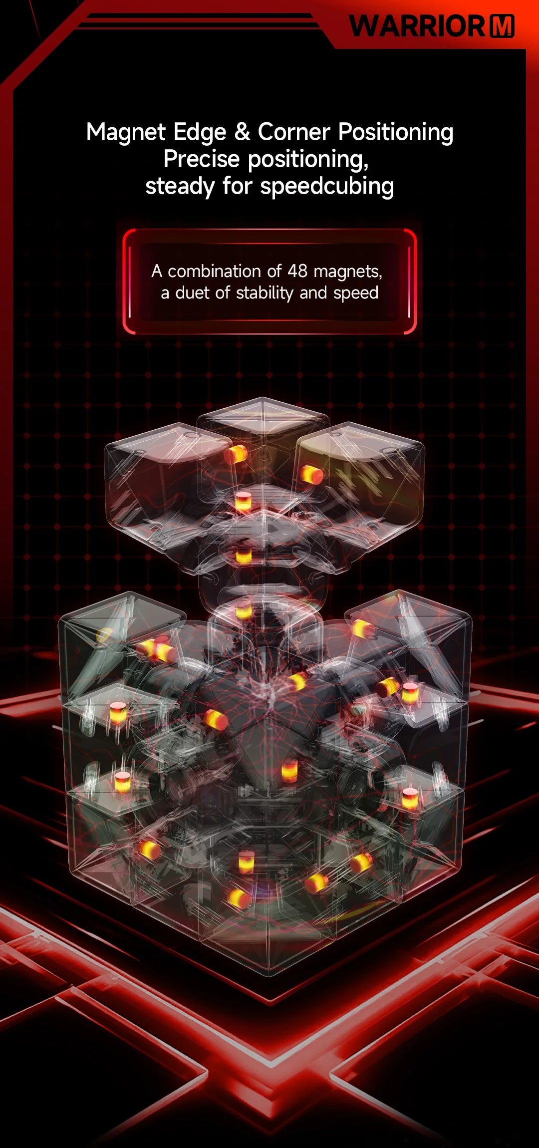 Cubo magico Profissional, Puzzle: 3x3 Super flexivel, o Produto ja vem Lubrificado de Fábrica.