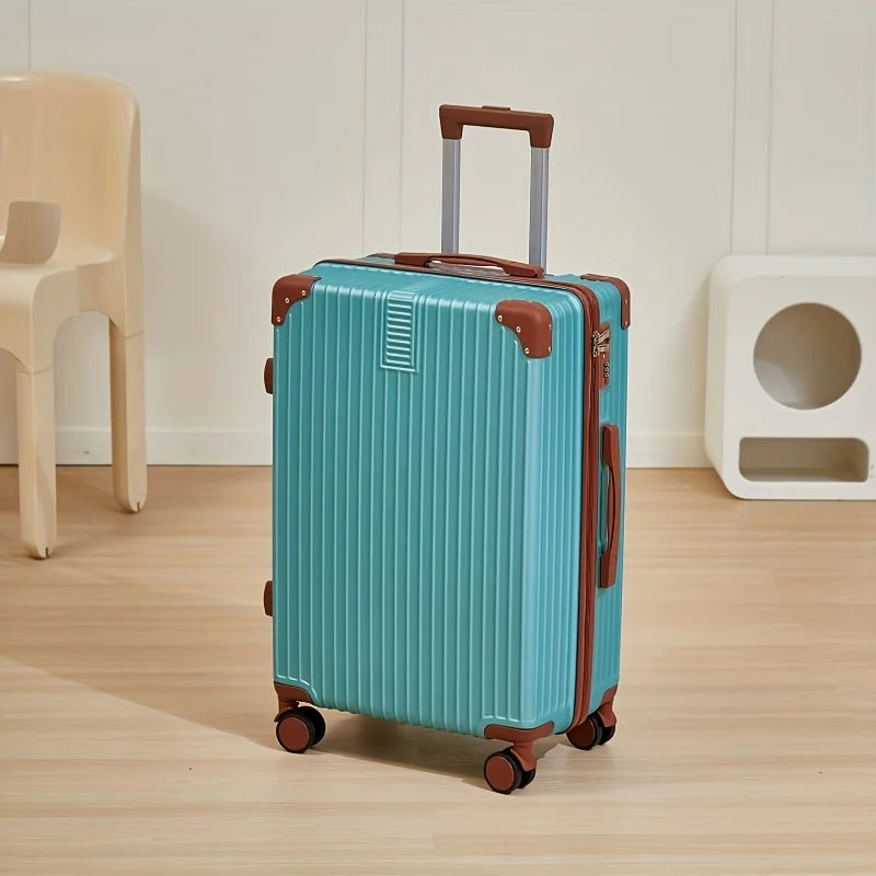 Mala de Rodinhas 20 24 26 28" Maleta de Viagem com Rodas, Cadeado de Combinação, Bagagem de Mão