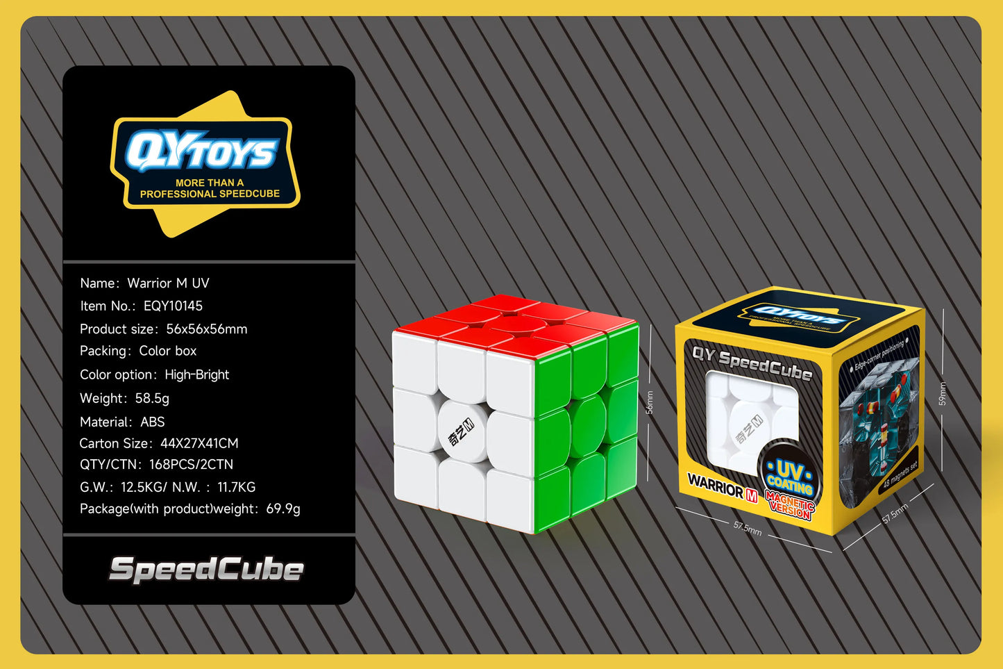 Cubo magico Profissional, Puzzle: 3x3 Super flexivel, o Produto ja vem Lubrificado de Fábrica.