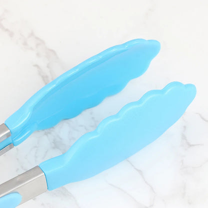 Pegador de Silicone para Churrasco, Cozinha, Salada, Pão, Pegador Antiaderente para Churrasco, Clipes e Grampos de Aço Inoxidável, Ferramentas e Gadgets